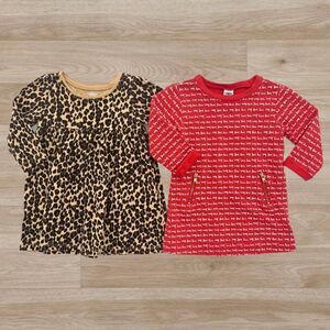 Old Navy Baby Girl Long Sleeve Dress Bundle 6-12 months